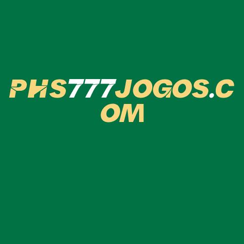 Logo da PHS777JOGOS